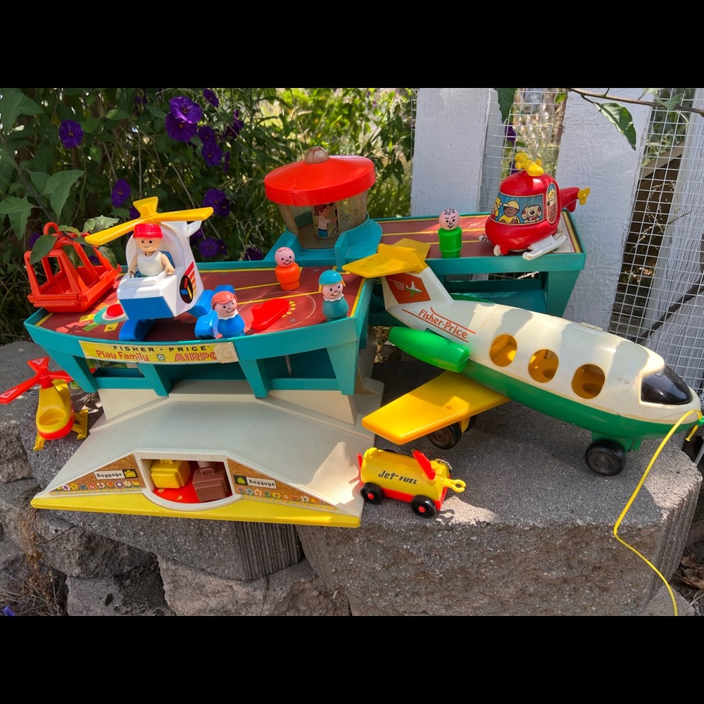 Vintage Fisher Price Little People Jetport
